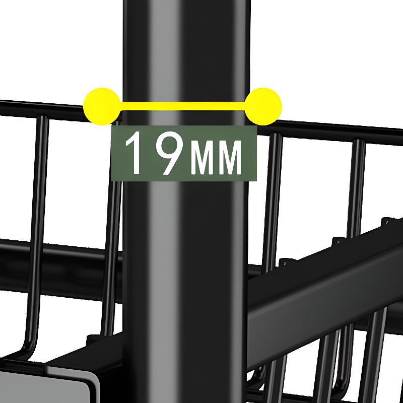 Portable Center with Metal Countertop and Basket Storage, Available in 4 Baskets/3 Baskets/2 Baskets