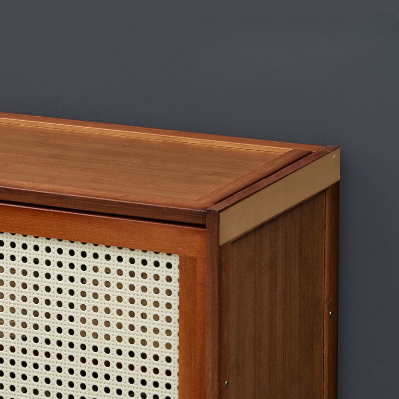 Tan Bamboo 9 Tiers/7 Tiers/5 Tiers Storage for Shoes with Dustproof Cover