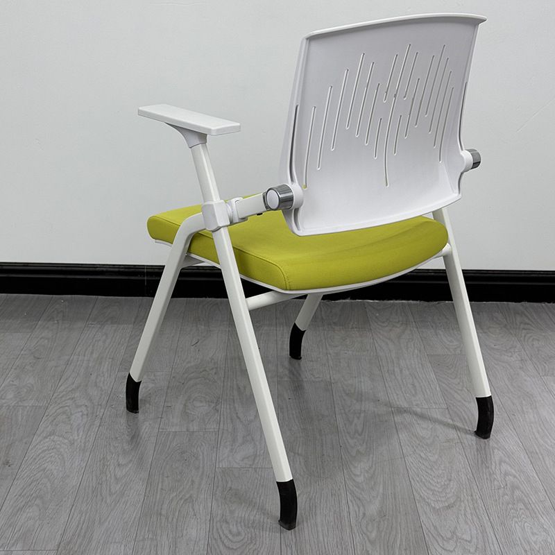 Simple Ergonomic Office Chairs with Midnight Black/Turquoise/Citrus Color Upholstered Armrest