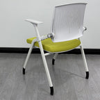 Simple Ergonomic Office Chairs with Midnight Black/Turquoise/Citrus Color Upholstered Armrest