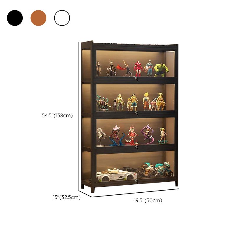 Cubitac Curio Cabinet with Locker Storage, Safe Cabinet Locking, Independent and Encased Design