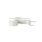 Chalk Collapsible Rectangle Up to 19 in W x 20 to 29 in/30 to 39 in/40 in & above H Unfinished Display Table with Single Pedestal Base