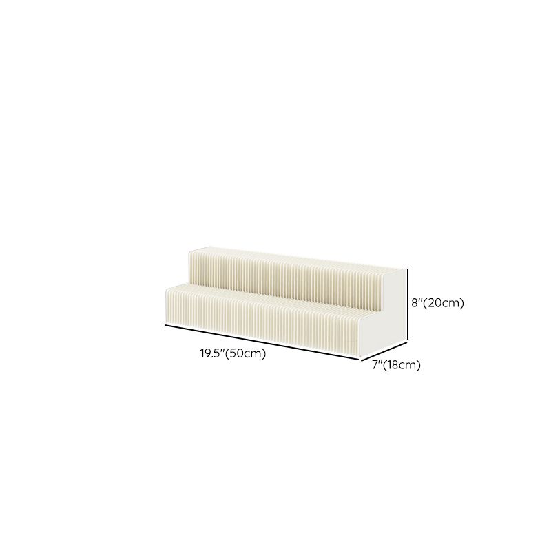 40 to 49 in/20 to 29 in L x Up to 19 in W x 10 to 19 in/Up to 9 in H White Folding Unfinished Display Table with Single Pedestal Base