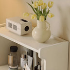 Casual Raw Wood Console Dresser/Bachelor Chest with Shelves, 6/4 Drawers, Vertical/Horizontal