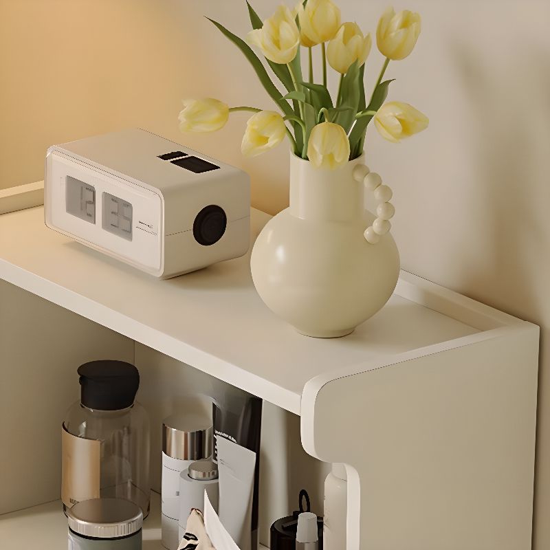 Casual Raw Wood Console Dresser/Bachelor Chest with Shelves, 6/4 Drawers, Vertical/Horizontal