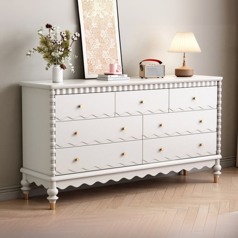 Trendy Natural Wood Console Dresser/Gentleman's Chest with Horizontal/Vertical Orientation