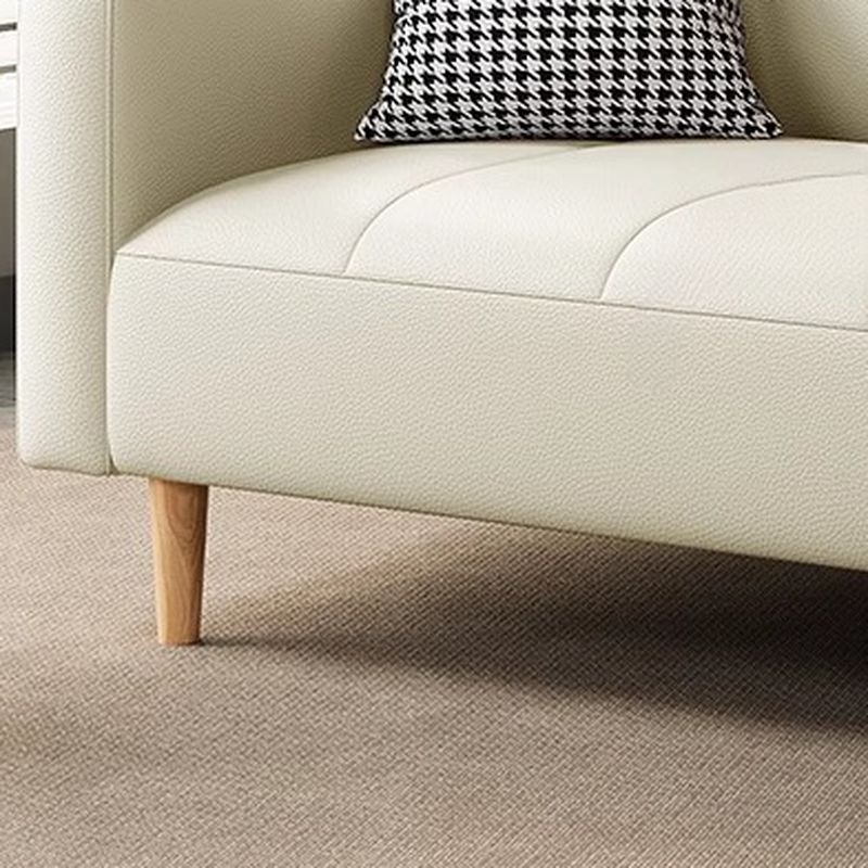 Trendy Solid Color Water Resistant Standard Sofa/Loveseat with Arm, Seating for 2 People/Seats 3, Receptacle Storage, and 2 Pillows