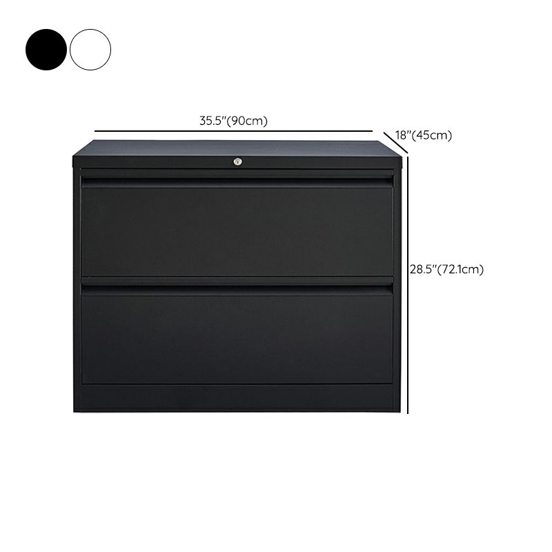 Vertical Filing Cabinet/Horizontal Filing Cabinet in Steel with Key Lock