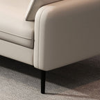 Tear Resistant Loveseat in Gray/Navy Blue/Amber Color with Arm