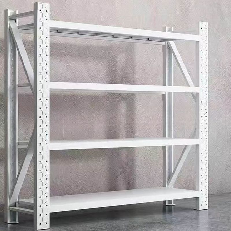 Simplistic Steel Warehouse Storage Rack with Alterable Shelf, Standing for Garage