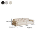 Modish Solid Color Stain Resistant Standard Sofa/Loveseat in Black/Light Gray/Light Brown with 3-seater/4-seater/5 Person Capacity