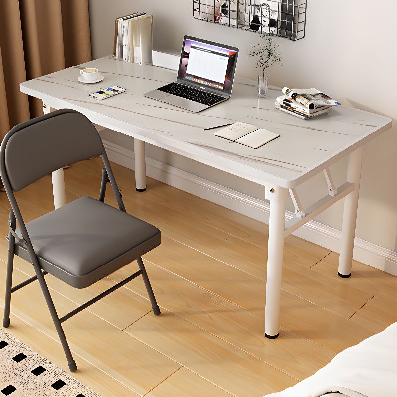 Composite Wood Dining Table with Legs, Stain Repellent, Foldable, 2-seater/Seating for 4
