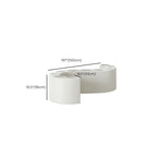 Chalk Collapsible Rectangle Up to 19 in W x 20 to 29 in/30 to 39 in/40 in & above H Unfinished Display Table with Single Pedestal Base