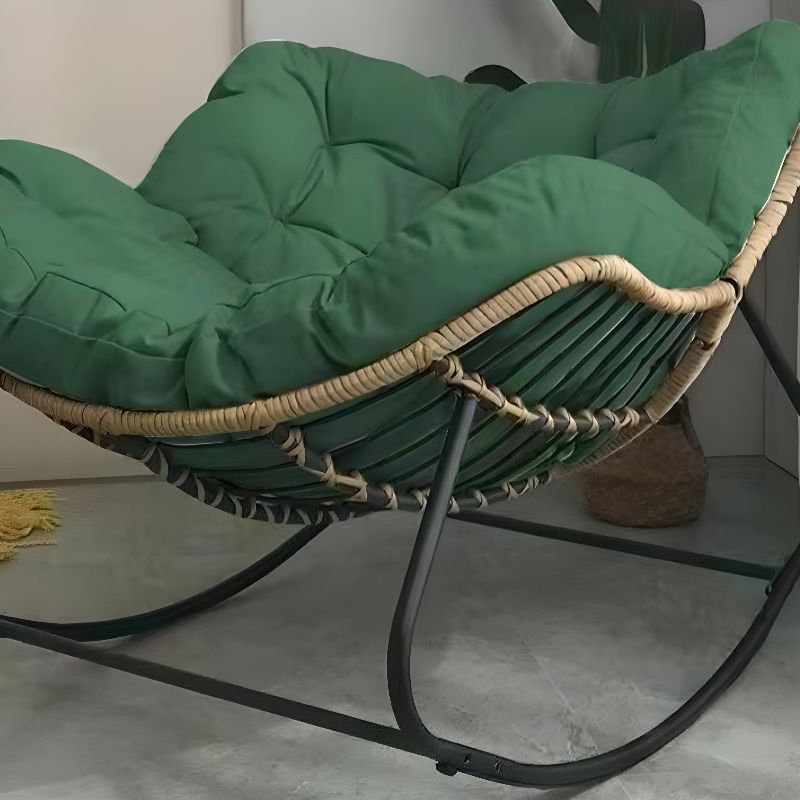 Casual Rocking Chair Couch with Rear Back and Stationary Design