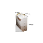 Modish Nightstand With Drawer Organization Featuring 2 Shelves/1 Shelf and Composite Wood Countertop
