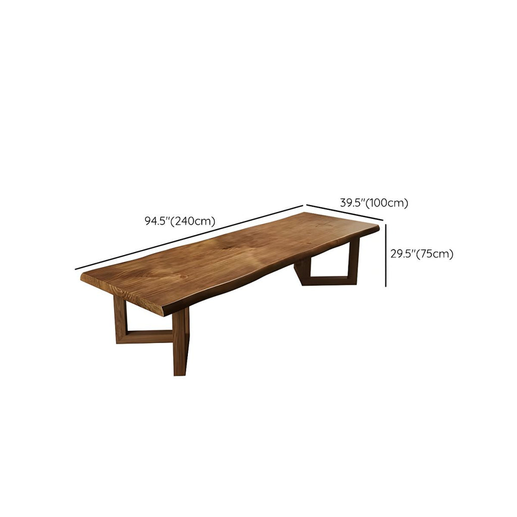 Modern Dining Room Set 1/4/9 Pcs Solid Wood Dining Set with Rectangle Table