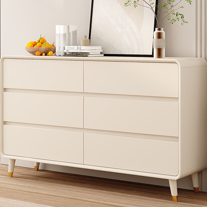 Chalk Trendy Natural Wood Console Dresser/Semainier with 6/8/5 Drawers in Horizontal/Vertical Orientation
