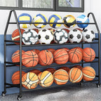 Modern Lavish Tower Shelf with Caster Wheels, Steel Frame, and Unfixed Installation