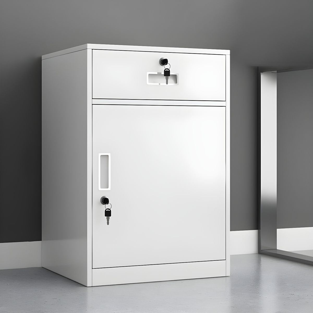 File Cabinet Metal Locking Drawers Plain Vertical File Cabinet