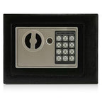 Steel Security Safe with Battery, Pry Resistant Lockable Keys
