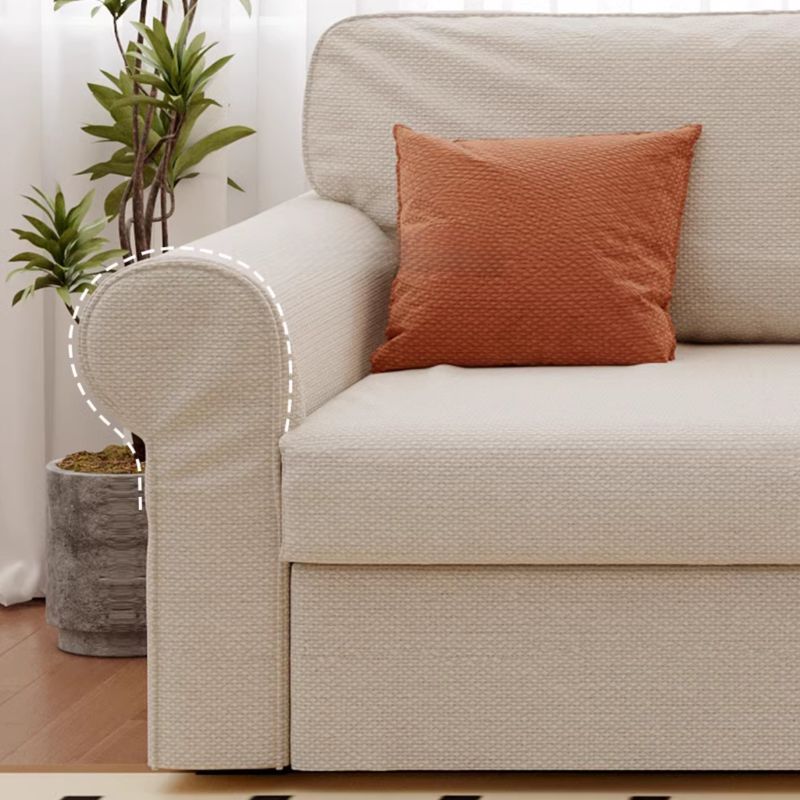 Modish Solid Color Stain Resistant Standard Sofa in Black/Jade Green/Taupe for 4-seater/5 Person with 2 Pillows