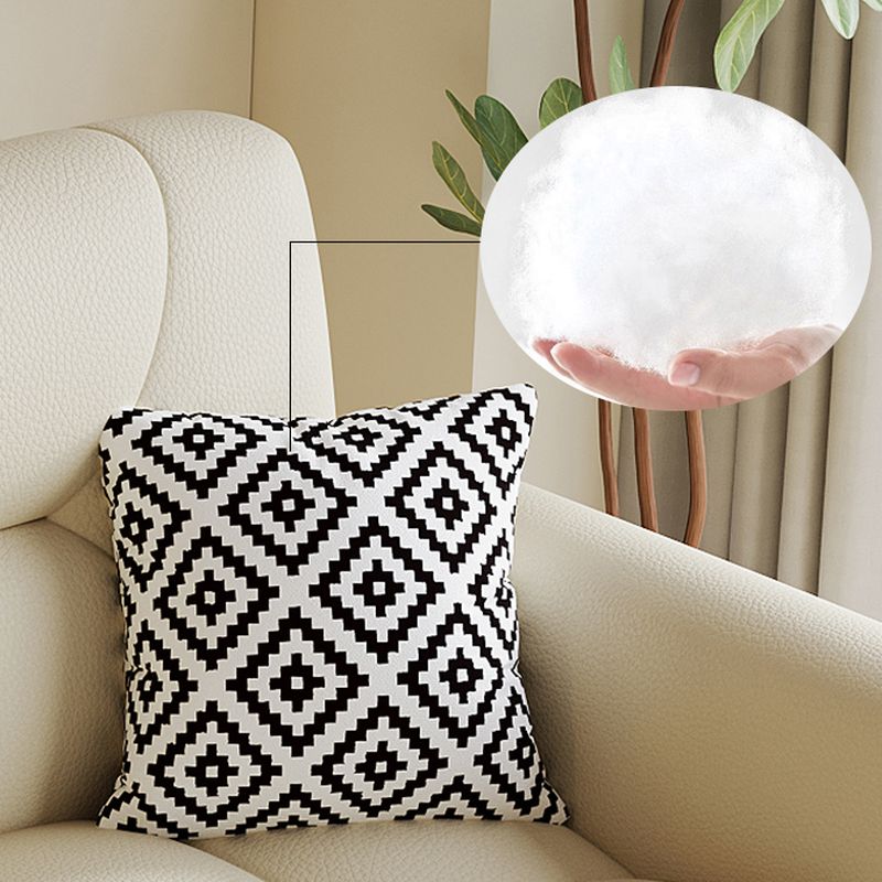 Trendy Solid Color Scratch-immune Standard Sofa in Light Gray/Cerulean/Light Green with Arm, 4-seater/Seats 3, and 2 Pillows