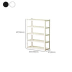 Steel Vertical Barrister Bookcase with 5-Shelf/6-Shelf and Open Back