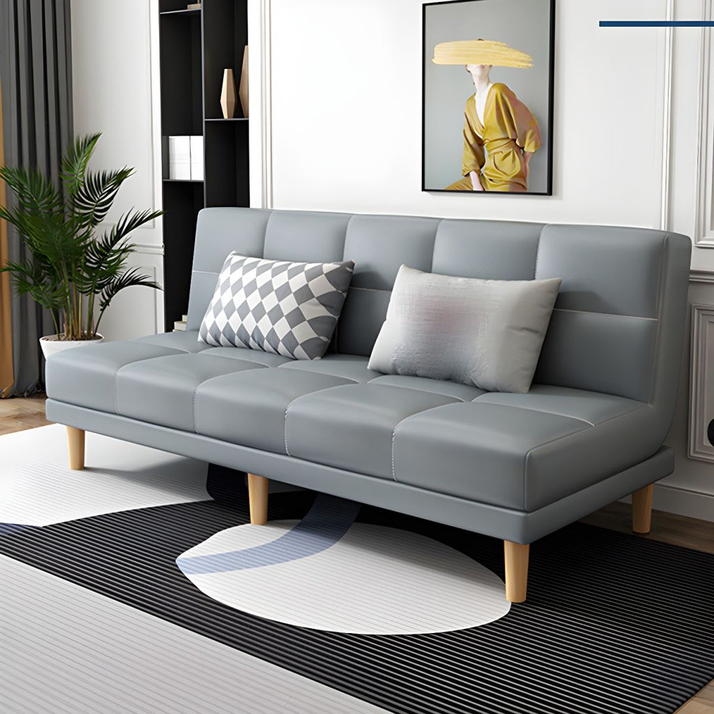Contemporary Armless Standard Sofa Bed Dual Purpose Sofa for Living Room