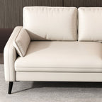 Tear Resistant Loveseat in Gray/Navy Blue/Amber Color with Arm