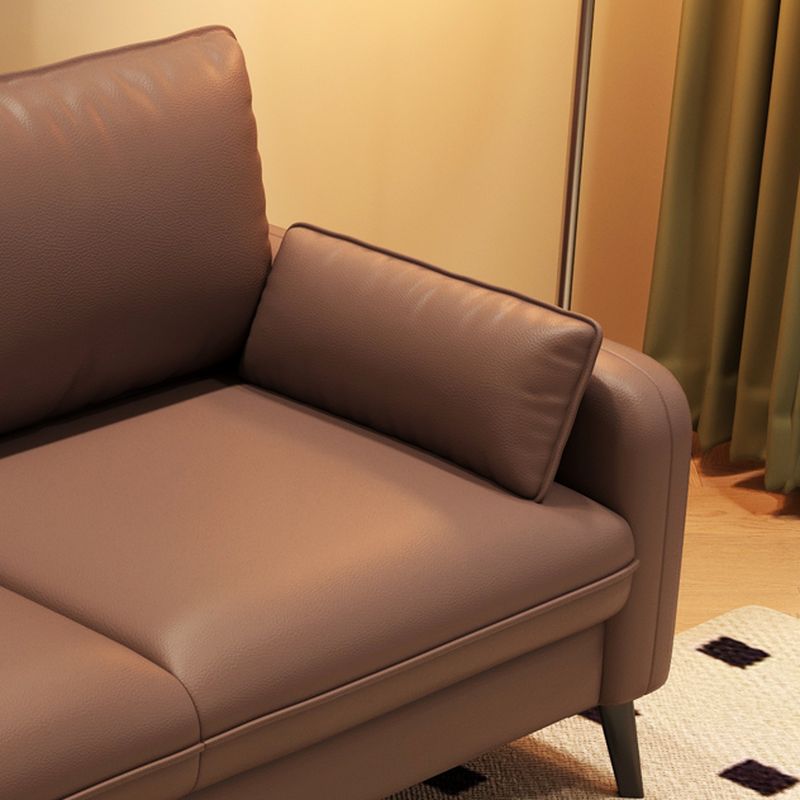 Black/Navy Blue/Amber Color Loveseat with Armrest for Drawing Room