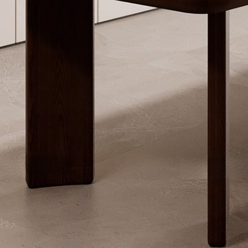 Contemporary Solid Wood Kitchen & Dining Table in Light Brown with Chip Resistant Fixed Legs for 6-person Seat/Seats 10/8 People