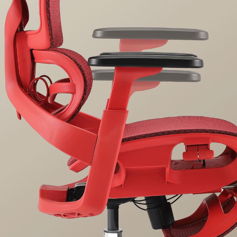 Mesh Office Chairs with Leg Rest, Waterfall Seat, Lumbar Support, Headrest & Height Adjustable Armrests, Tilt Available