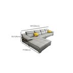 Living Room Modular Sofa in Modern Style Sofa with Pillow Armrest