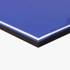 Indoor Dark Blue Synthetic Laminate Ping Pong Table with Included Table Tennis Paddle