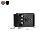 Steel Security Safe with Battery, Pry Resistant, Lockable with Keys and Interior Lining
