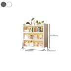 Steel Vertical/Horizontal Shelf Organizer with 6 Shelves and Lucite Door, Closed Back