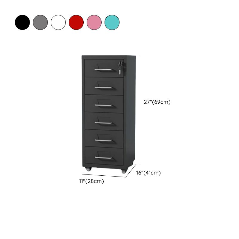 Home Office Free Standing Vertical Filing Cabinet: Hydrophobic, Stockroom Storage, Tableside Orientation, Secretary Safe