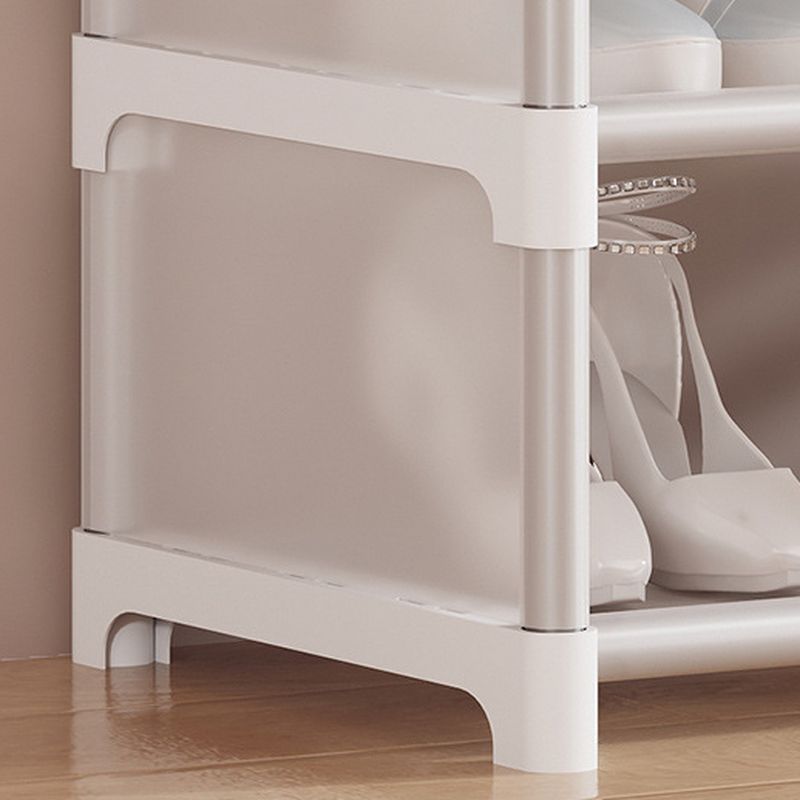 Clear Synthetic Material 7-tier/6 Tiers/5 Tiers Shoe Shelf