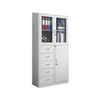 Ivory Supplies Cabinet, Scratch Resistant with 1-Wide/2-Wide Compartments