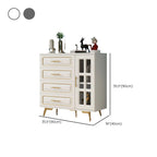 Casual Composite Wood Combo Dresser with 4/5/3 Drawers, Hutch, 2 Interior Shelves, Horizontal