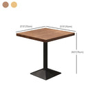 Trendy Rectangle Solid Wood Table with Eased Edges, No Seating, and Assembly Required