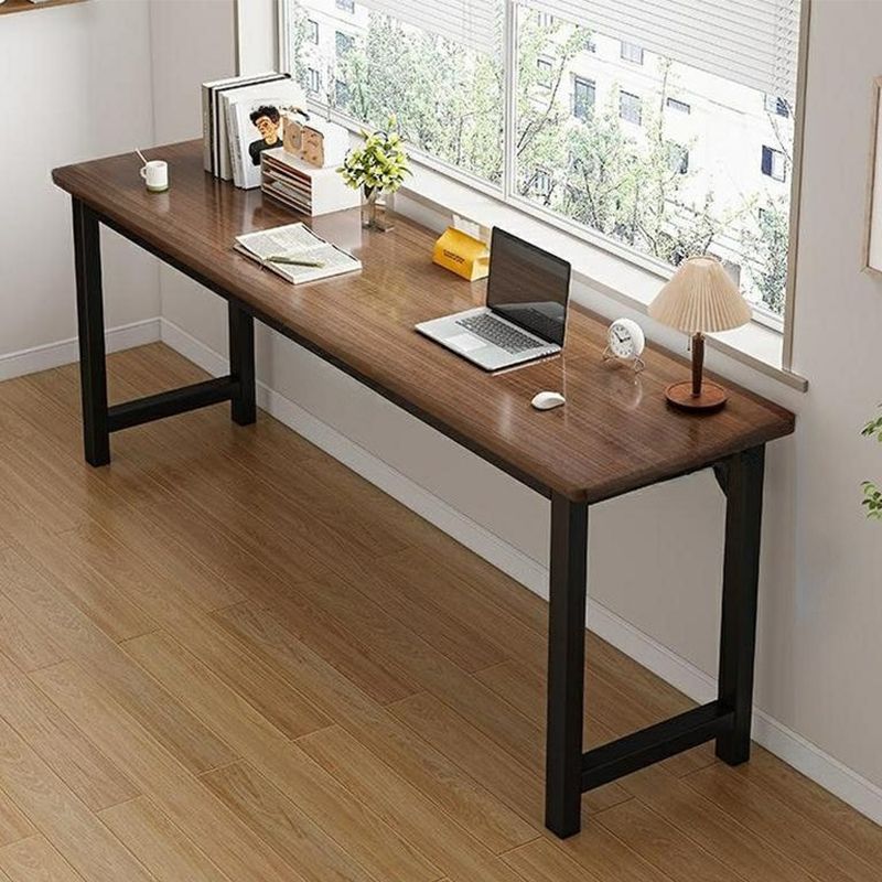 Non-Storage Feature Square 15.7'' Front-to-Back Modern Writing Office Desk Without Color