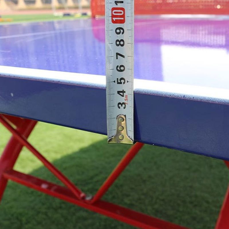 Versatile Ping Pong Table with Synthetic Laminate Top in Ink/Dark Blue/Emerald Green, Includes Paddle for Indoor and Outdoor Use