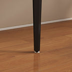 Casual Writing Desk with Storage, Scratch-proof Hairpin Base in Ink/Chalk/Natural Engineered Wood