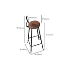Modern 1/11 Pieces Bar Table Set Rectangle Wood Counter Table with High Stools