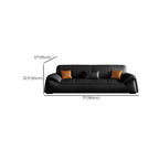 Black Standard Sofa/Loveseat/Single Sofa with Arm and 3 Pillows