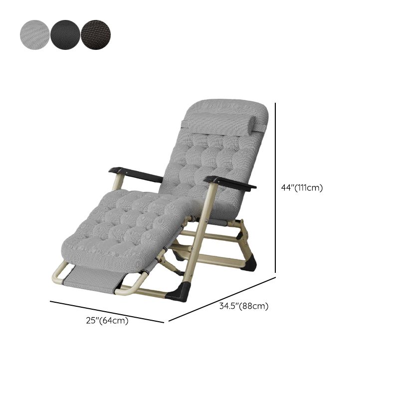 Contemporary Solid Color Reclining Chair with Non-Rocking Base, Removable Cushion, Locking Back Angle, Decorative-Stitched Tufting, and Independent Back Movement