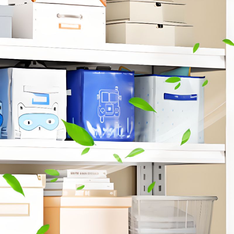 White Simplistic Wire Shelf with Alterable Shelf, Standing for Pantry