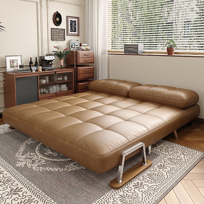 Full XL Size/Twin XL Size/Twin Size Day Bed Futon with Tufted Back and Stockroom