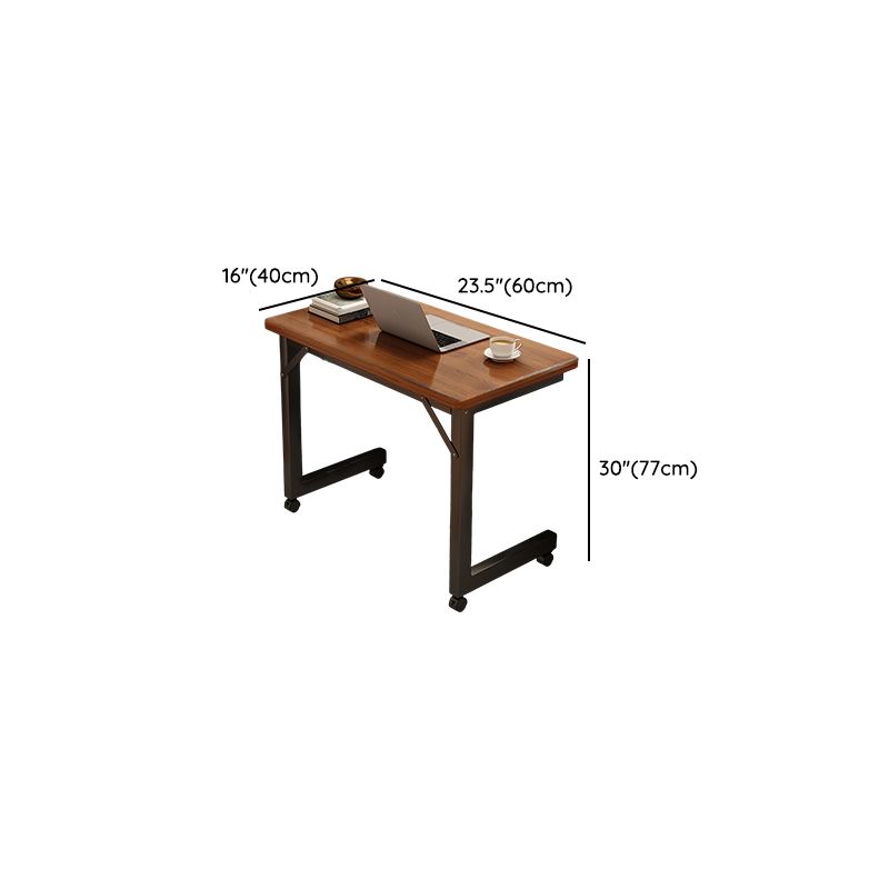 Trendy Engineered Wood Laptop Cart with Casters